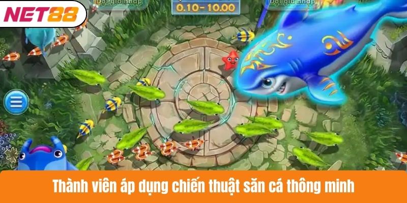 Thành viên áp dụng chiến thuật săn cá thông minh