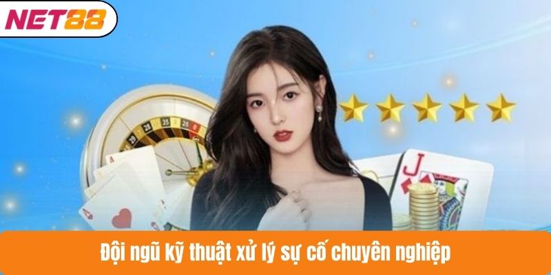 Đội ngũ kỹ thuật xử lý sự cố chuyên nghiệp